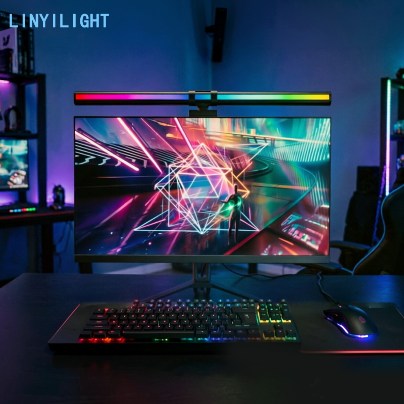 Home Office Work Table - شريط إضاءة LED RGB بطول 60/80