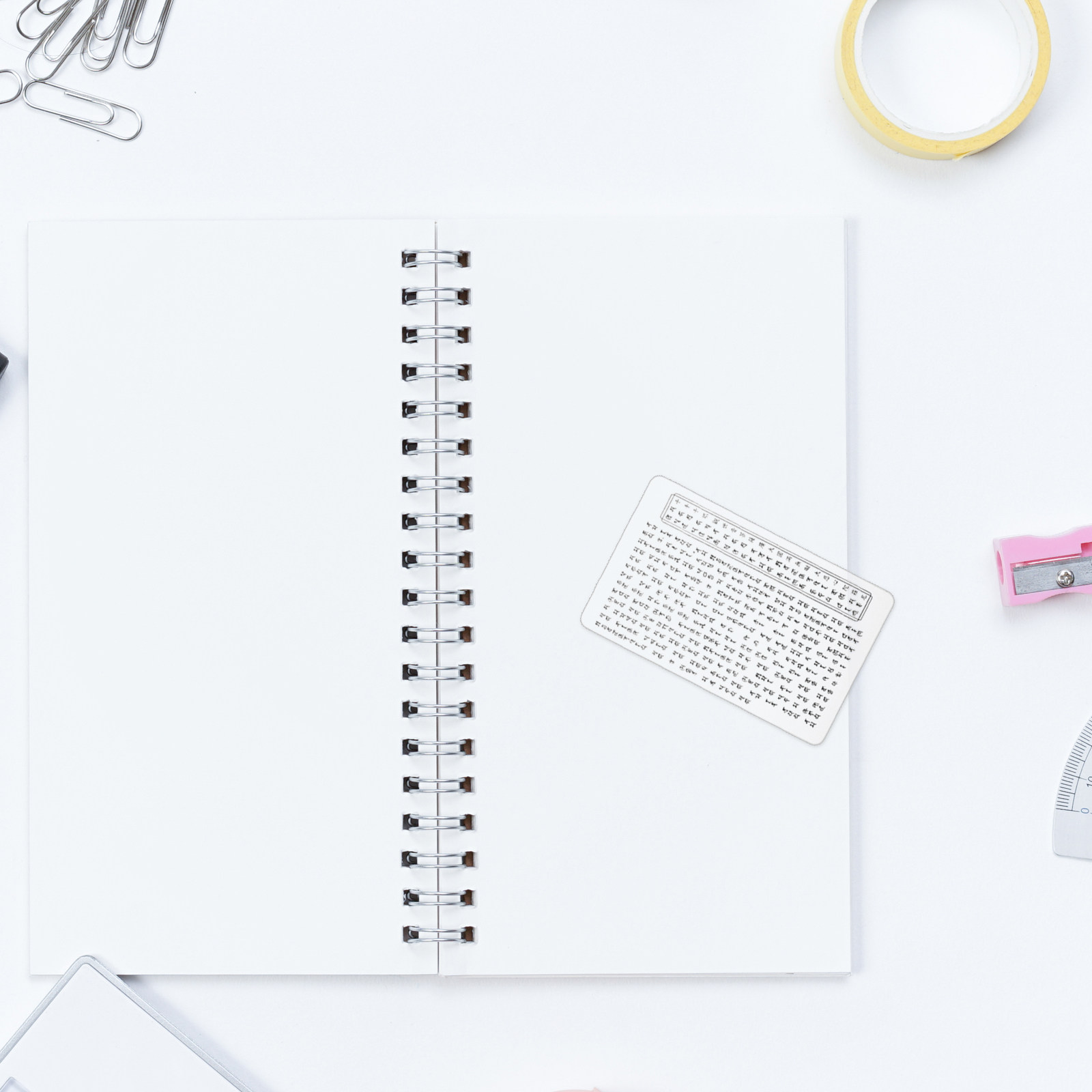 Home Office Feng Shui - مجموعة بطاقات تمائم سنسكريتية شفافة من