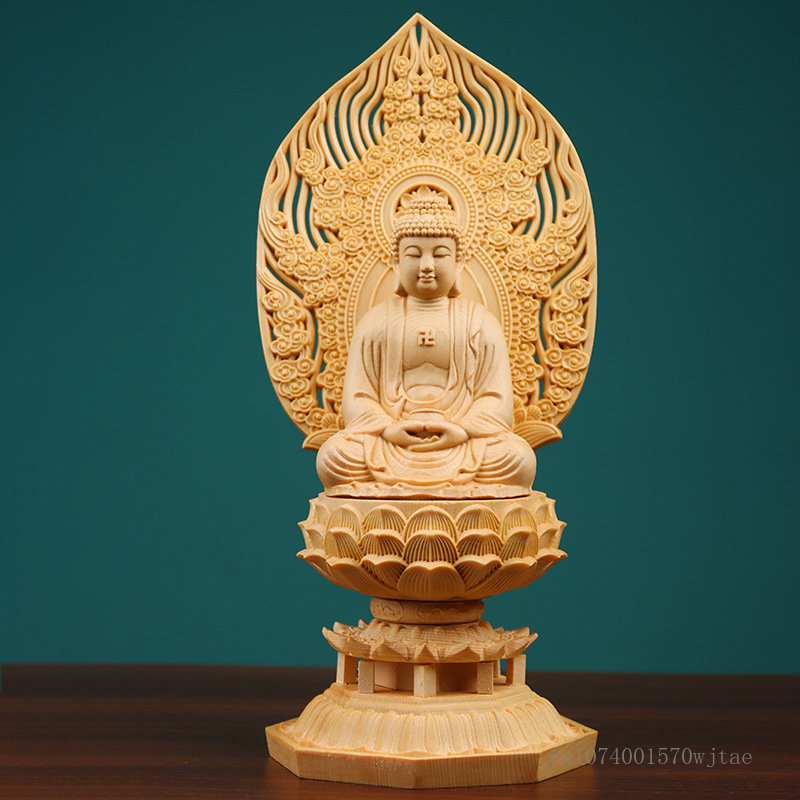 Home Office Feng Shui - تمثال بوذا شاكياموني لديكور المنزل والمكتب،