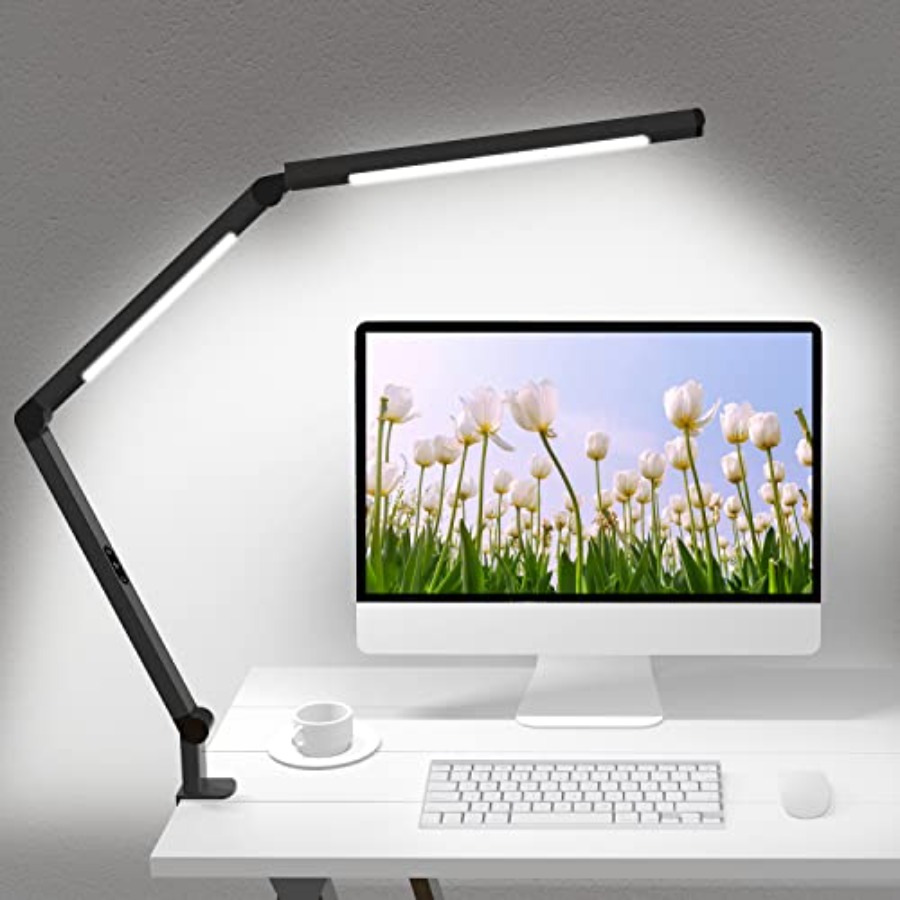 Desk Lamp Led - مصباح مكتب LED مع مشبك، مصباح