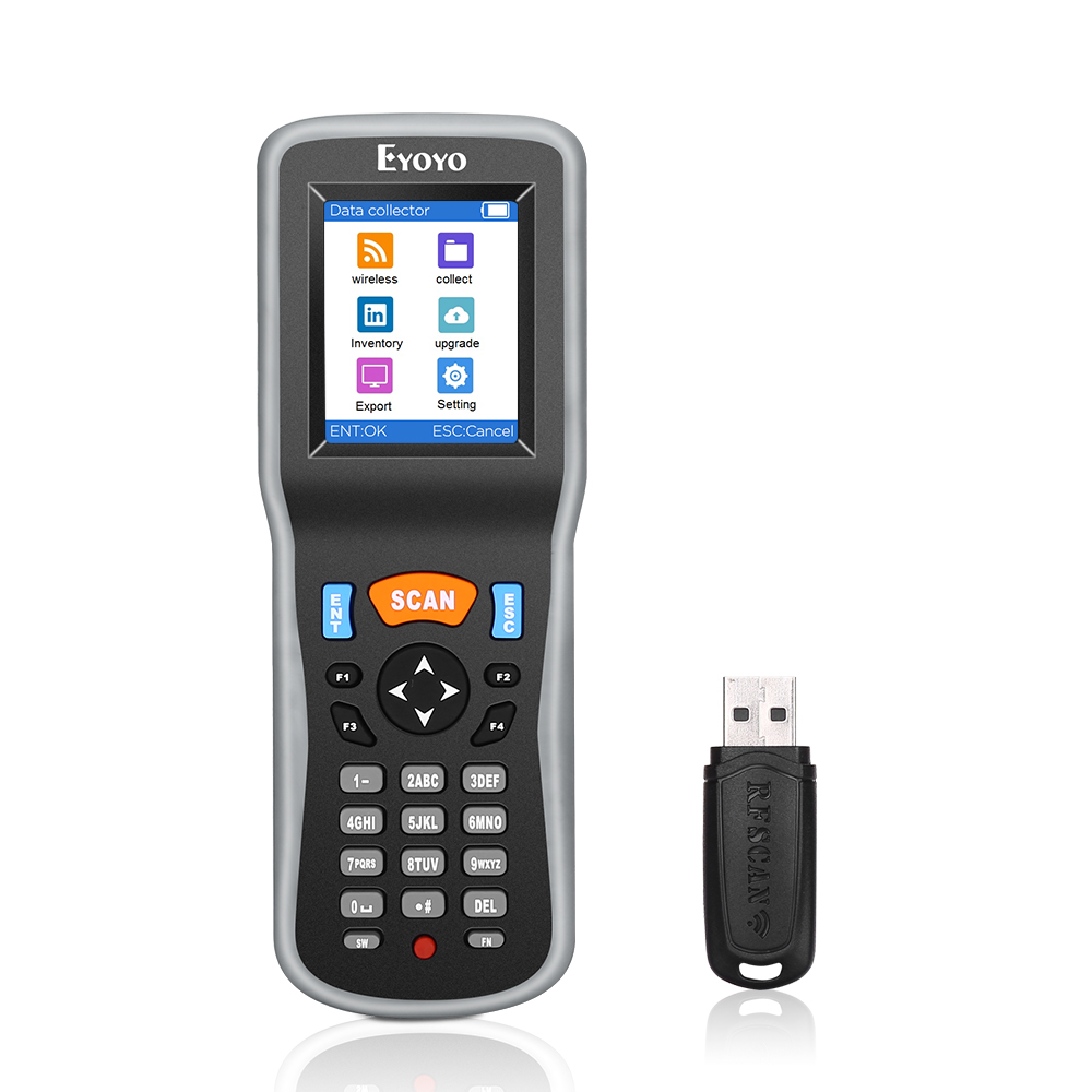 Document Scanner Portable - Eyoyo 1D ماسح الباركود اللاسلكي يده