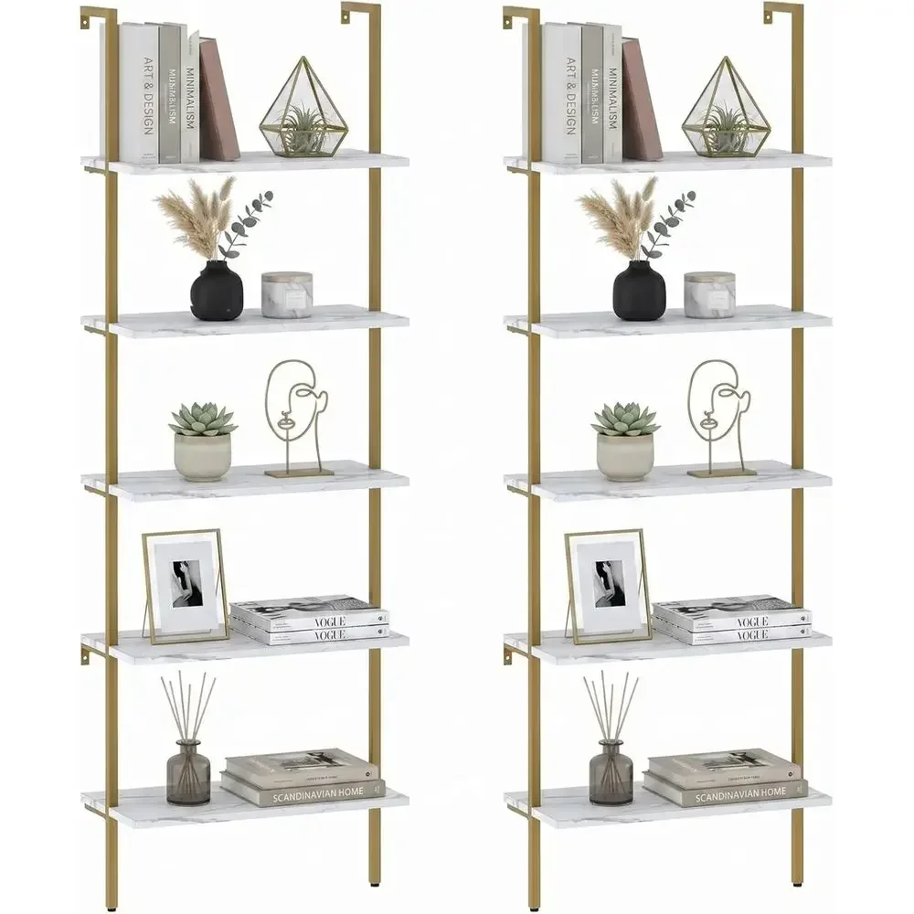 Home Office Industrial Style - رف خشبي مثبت على الحائط من