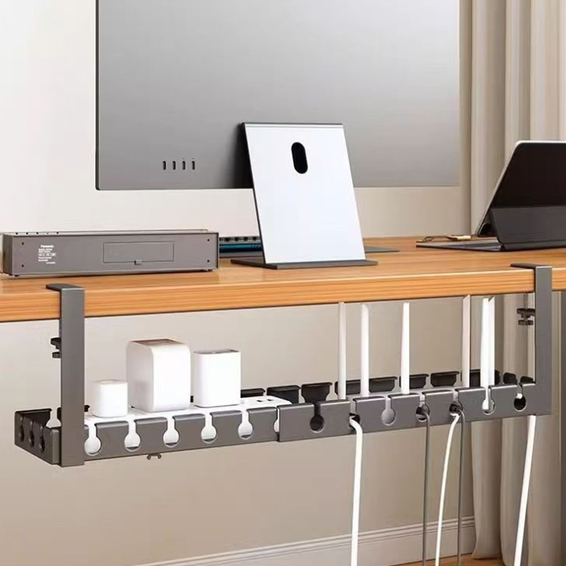 Home Office Work Table - منظم الكابلات تحت الطاولة بدون مقبس