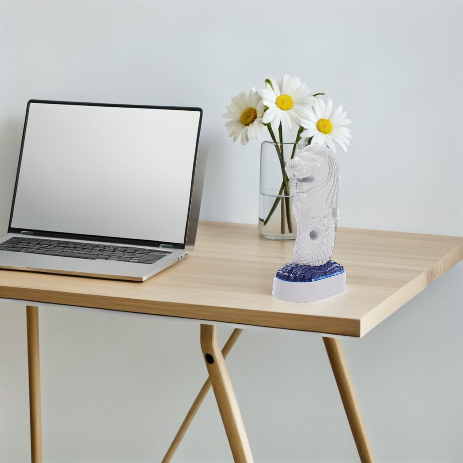 Home Office Singapore - تمثال أسد ميرليون مستوحى من أيقونة