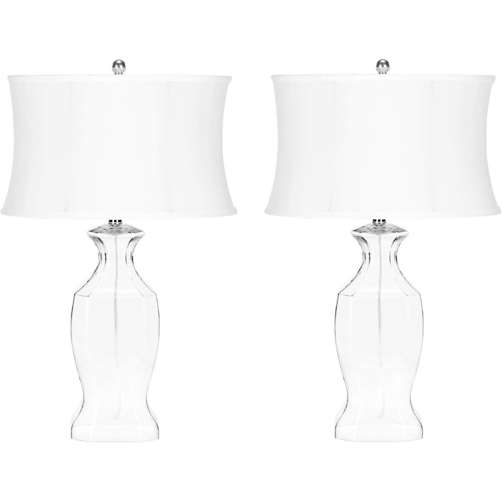 Desk Lamp Led - مجموعة مصابيح طاولة زجاجية شفافة مقاس