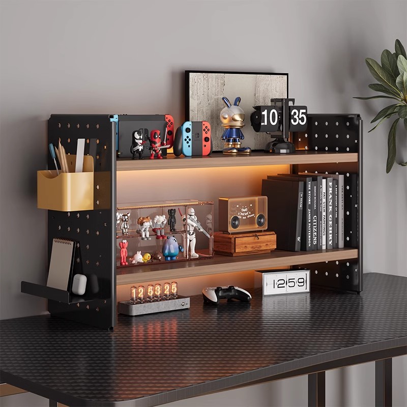 Home Office With Library - رف تخزين مكتبي من AOLIVIYA، رف