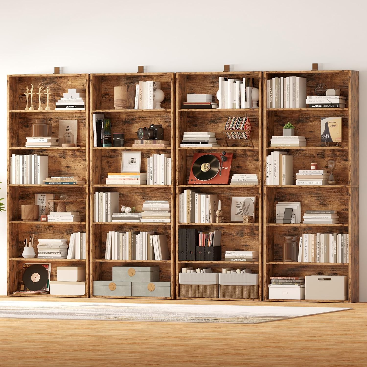 رفوف كتب طويلة، مجموعة من قطعت - مراجعة Home Office Industrial Style وسعره