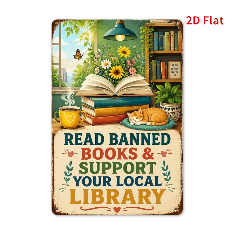 لوحة جدارية مسطحة ثنائية الأبع - مراجعة Home Office With Library وسعره