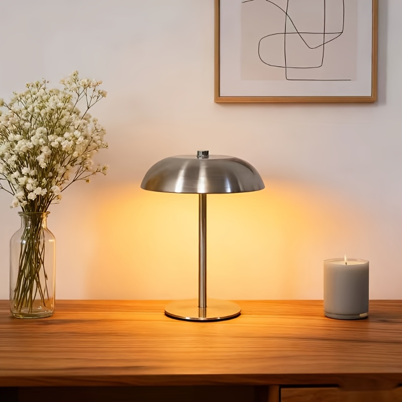 مصباح طاولة معدني بتصميم فطر ع - مراجعة Desk Lamp Led وسعره