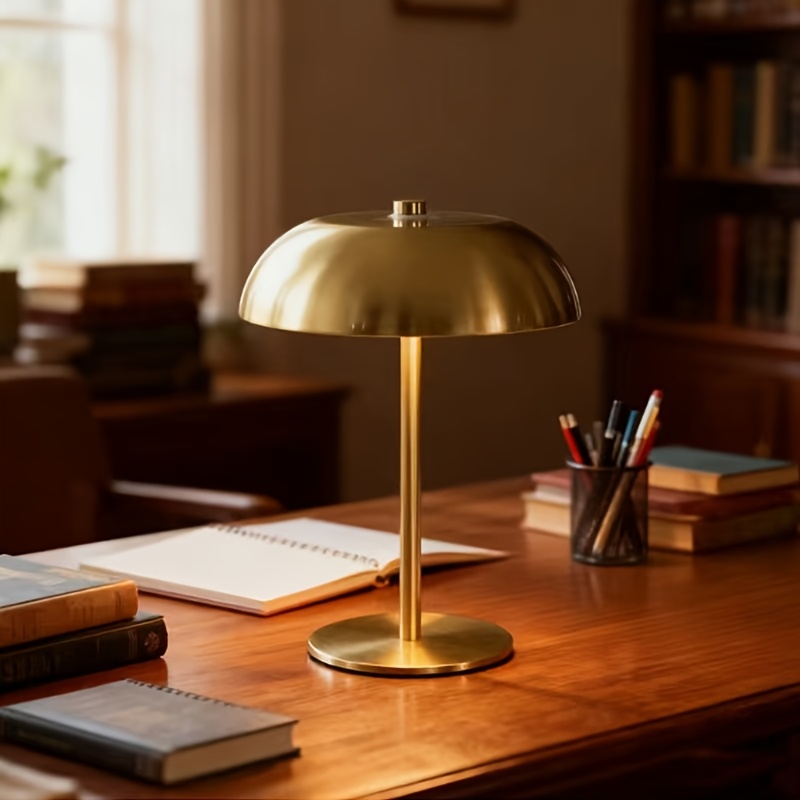 مصباح طاولة معدني بتصميم فطر ع - مراجعة Desk Lamp Led وسعره