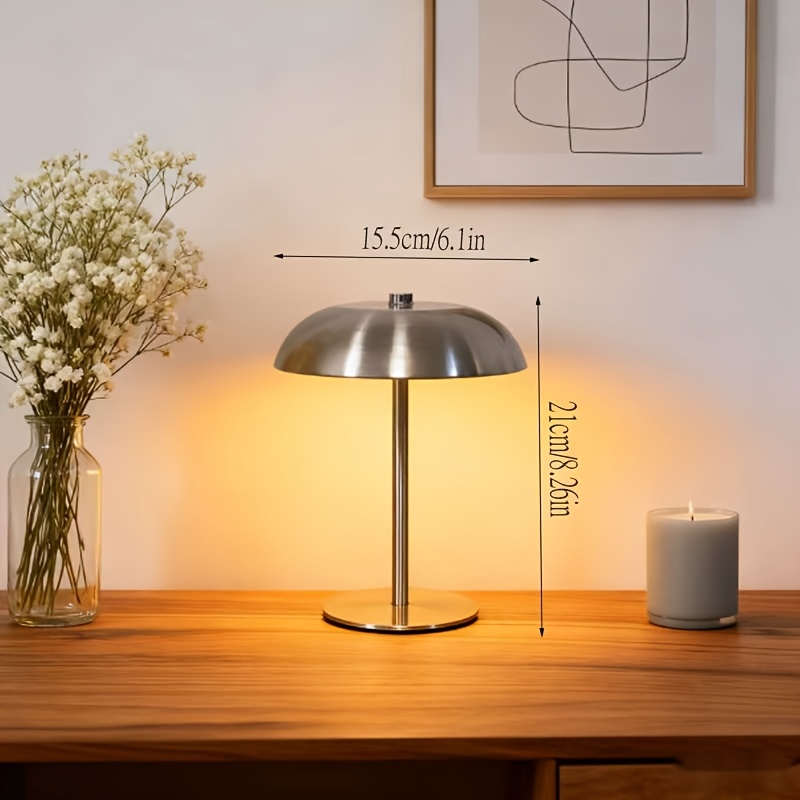 مصباح طاولة معدني بتصميم فطر ع - مراجعة Desk Lamp Led وسعره