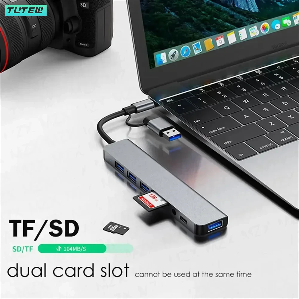 8 في 1 USB C Hub USB Splitter  - مراجعة Home Office For Mac وسعره