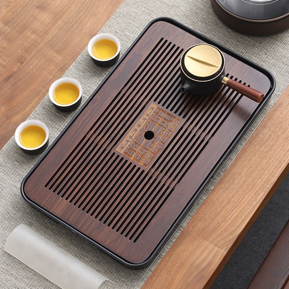 جديد صينية شاي من الخيزران 43. - مراجعة Desktop Organizer Bamboo وسعره