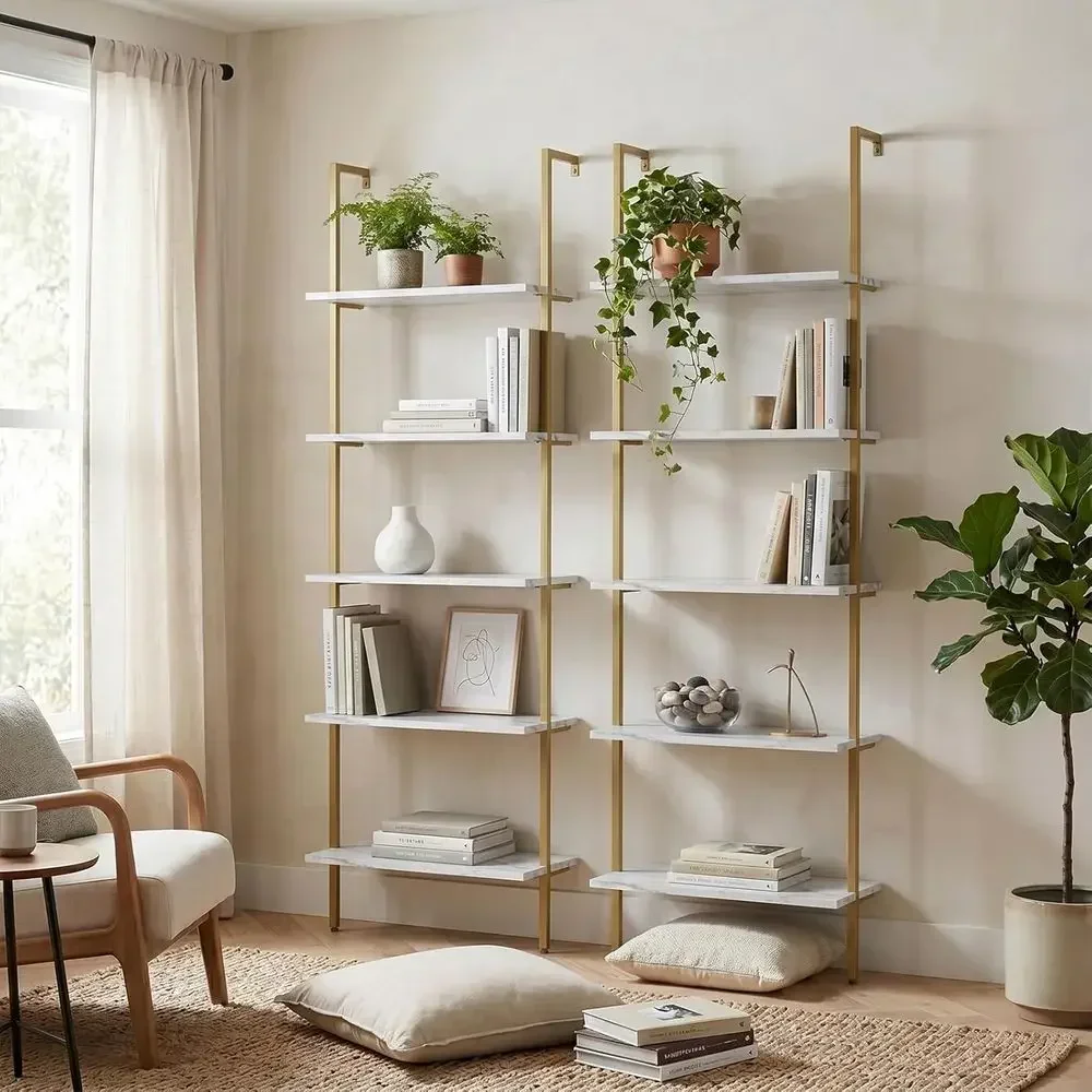 رف خشبي مثبت على الحائط من 5 ط - مراجعة Home Office Industrial Style وسعره