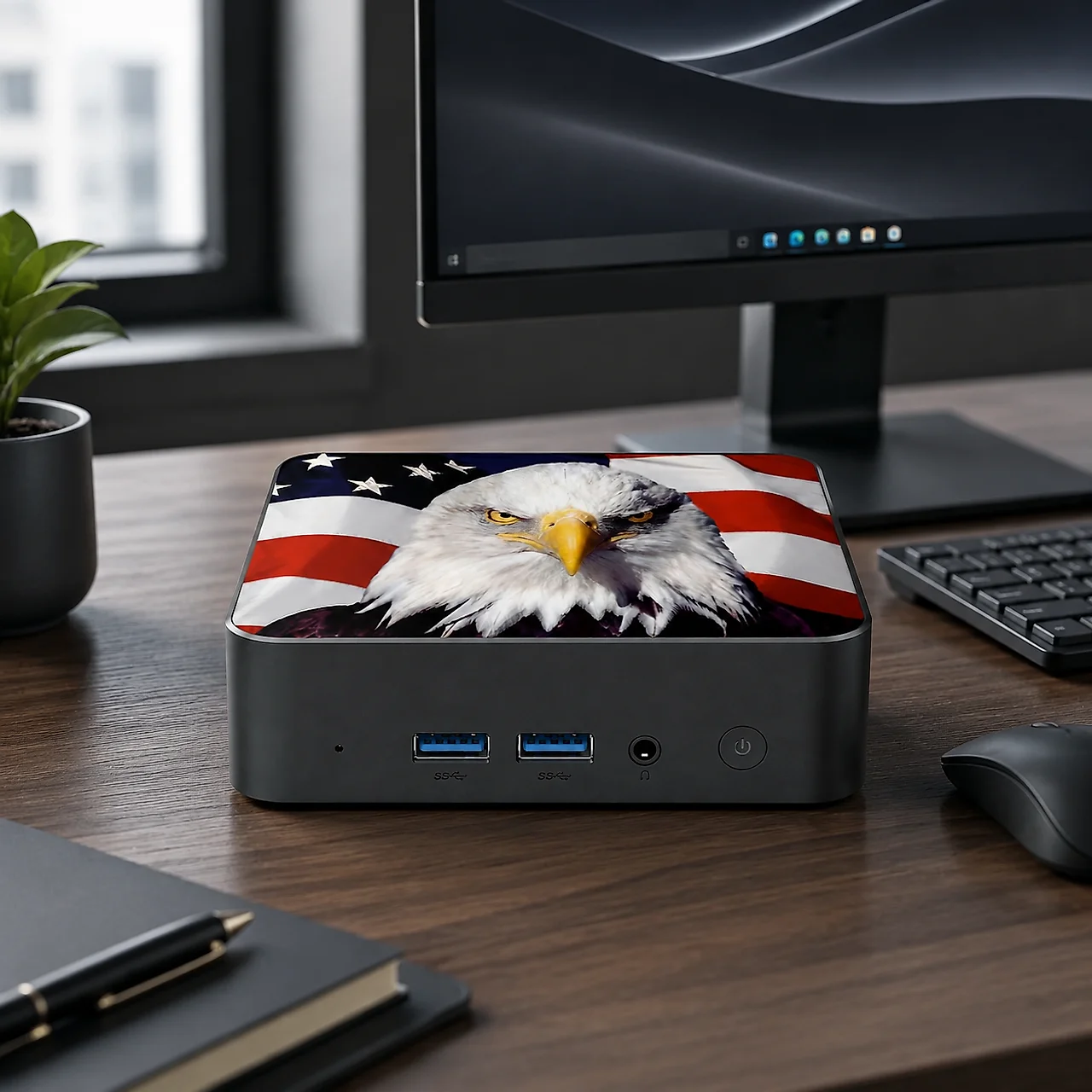 جهاز كمبيوتر صغير بتصميم علم ك - مراجعة Home Office Pro وسعره