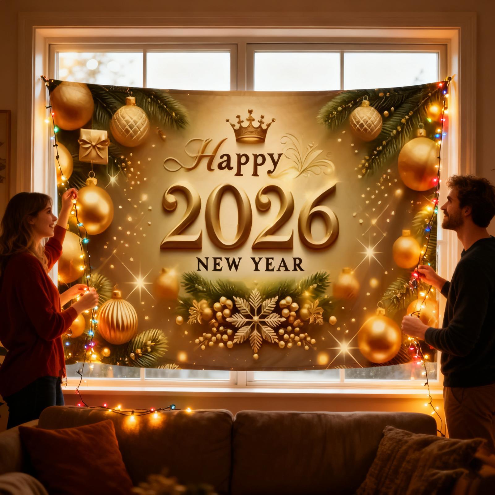 لافتة سنة جديدة سعيدة مقاس 7 × - مراجعة Home Office Holidays 2026 وسعره