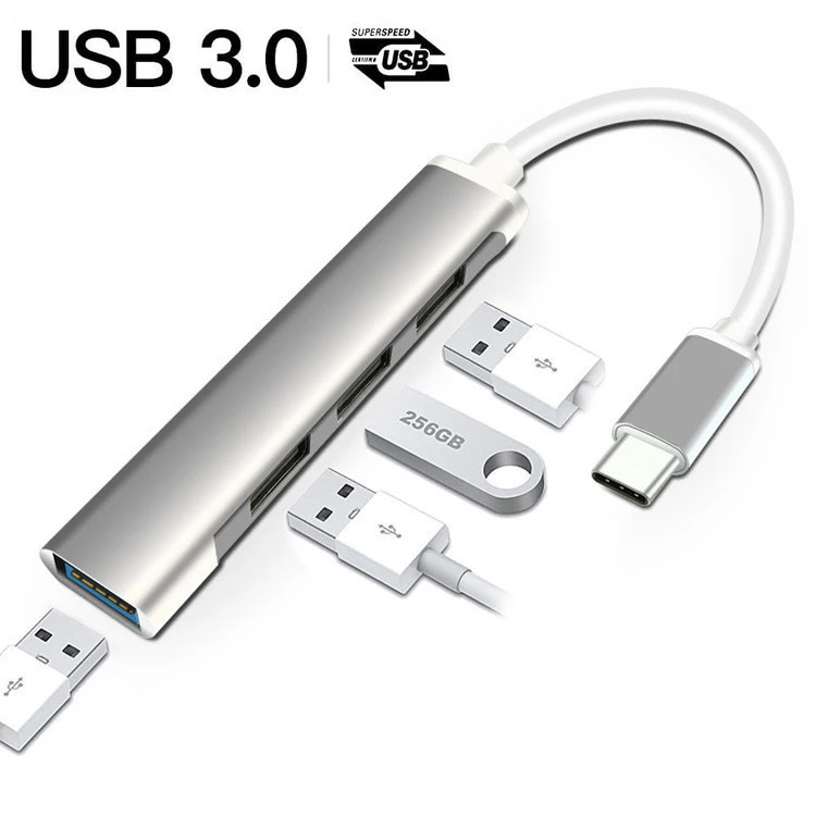 4-in-1 USB C HUB 3.0 نوع C 3.0 - مراجعة Home Office For Mac وسعره