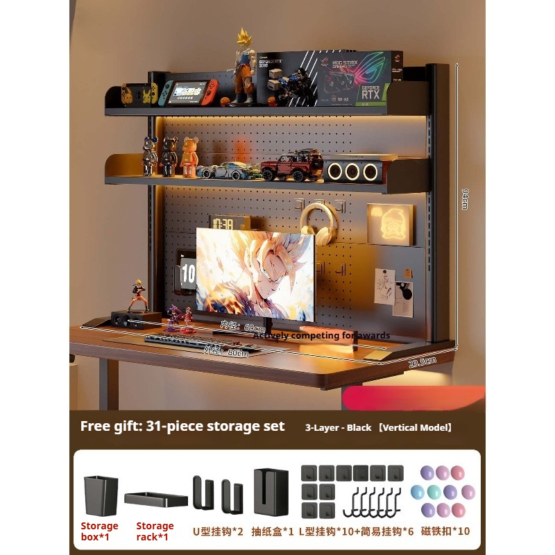 رف تخزين مكتبي قابل للتعديل بـ - مراجعة Home Office Work Table وسعره