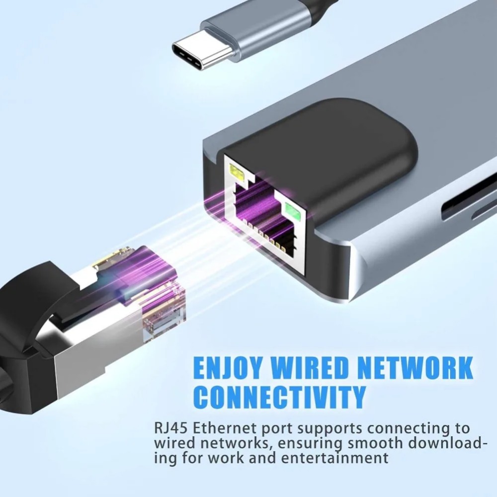 محول USB C متعدد الوظائف 8/7 ف - مراجعة Home Office For Mac وسعره