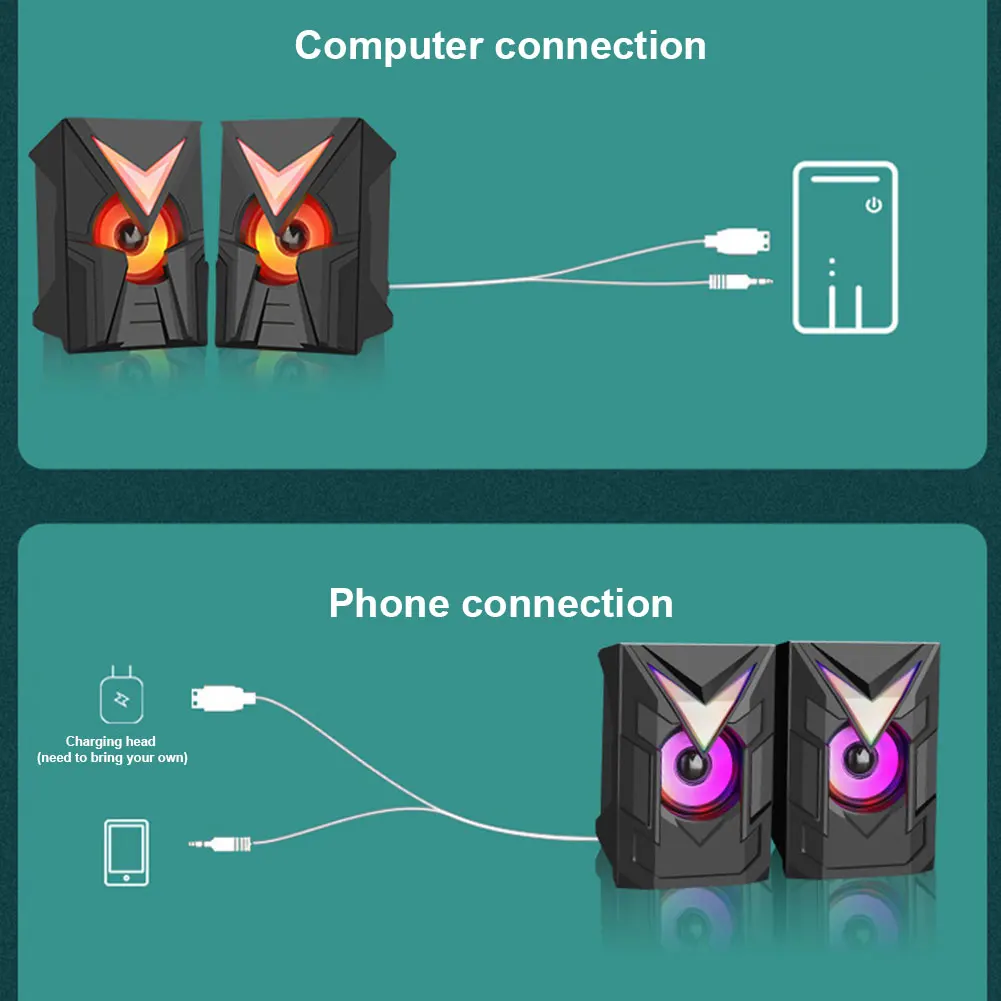 مكتب صغير USB المتكلم لطيف الح - مراجعة Home Office Of Amazon وسعره