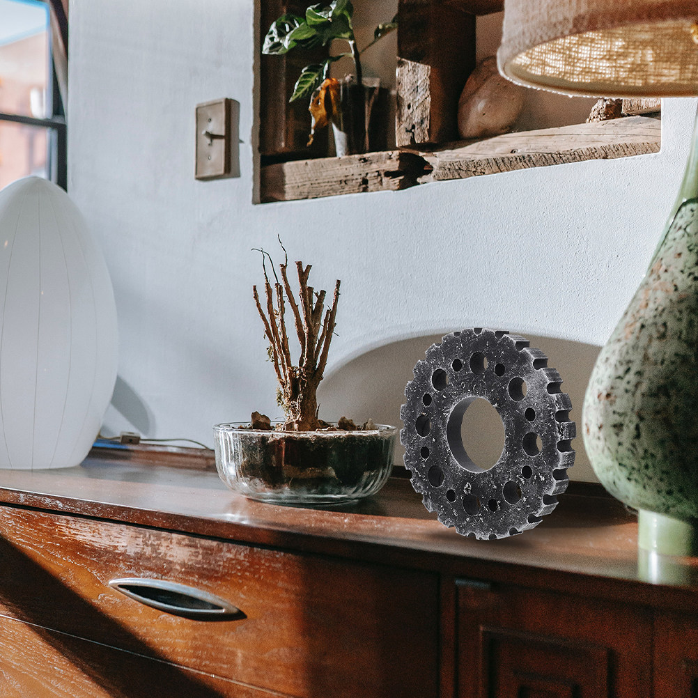قطعتان من ديكور الحائط الخشبي  - مراجعة Home Office Industrial Style وسعره