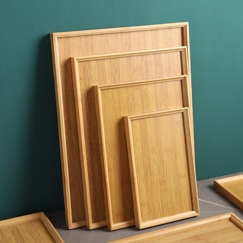 صينية تقديم خشبية من الخيزران  - مراجعة Desktop Organizer Bamboo وسعره