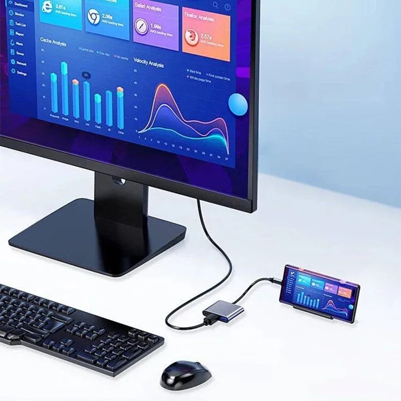 USB C HUB 3in1 نوع C 3.0 إلى H - مراجعة Home Office For Mac وسعره