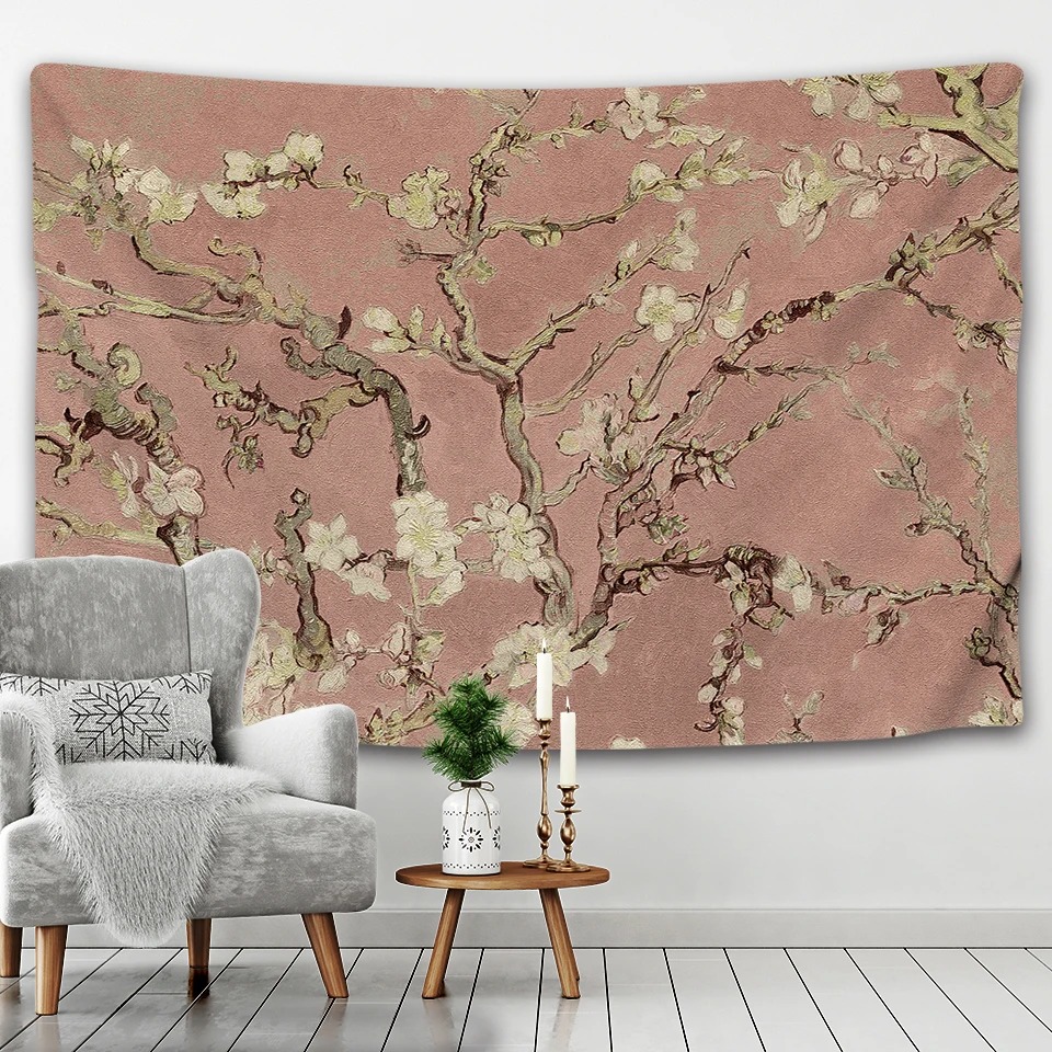 قماش خلفية عتيق برسومات زيتية  - مراجعة Home Office Background وسعره