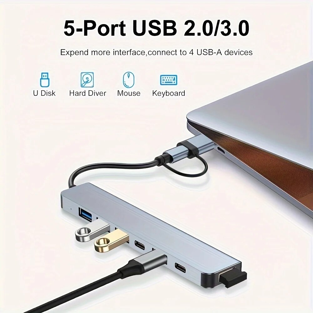 محول USB3.0 ثنائي الوظيفة بـ 7 - مراجعة Home Office For Mac وسعره