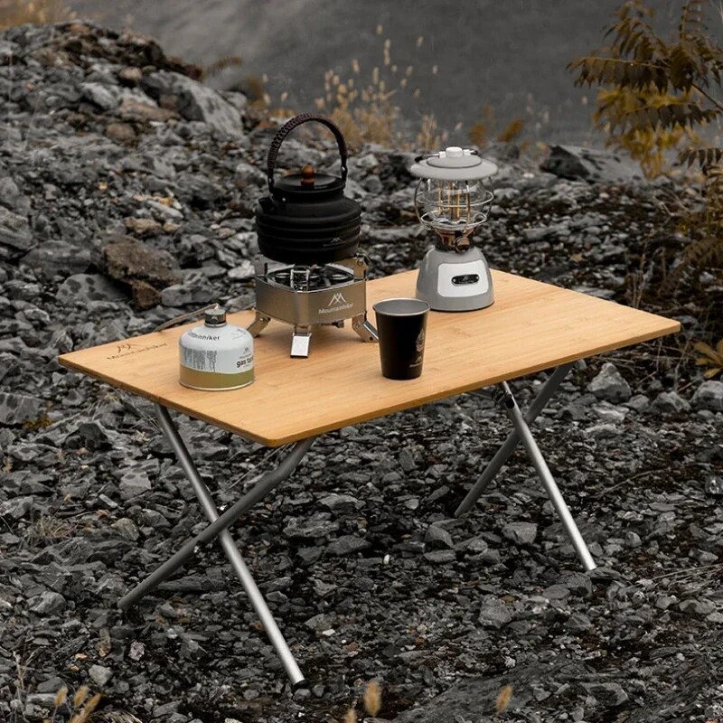 MOUNTAINHIKER-طاولة خيزران للت - مراجعة Desktop Organizer Bamboo وسعره