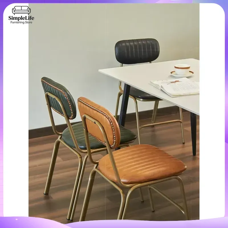 كرسي طعام حديدي بتصميم صناعي ع - مراجعة Home Office Industrial Style وسعره