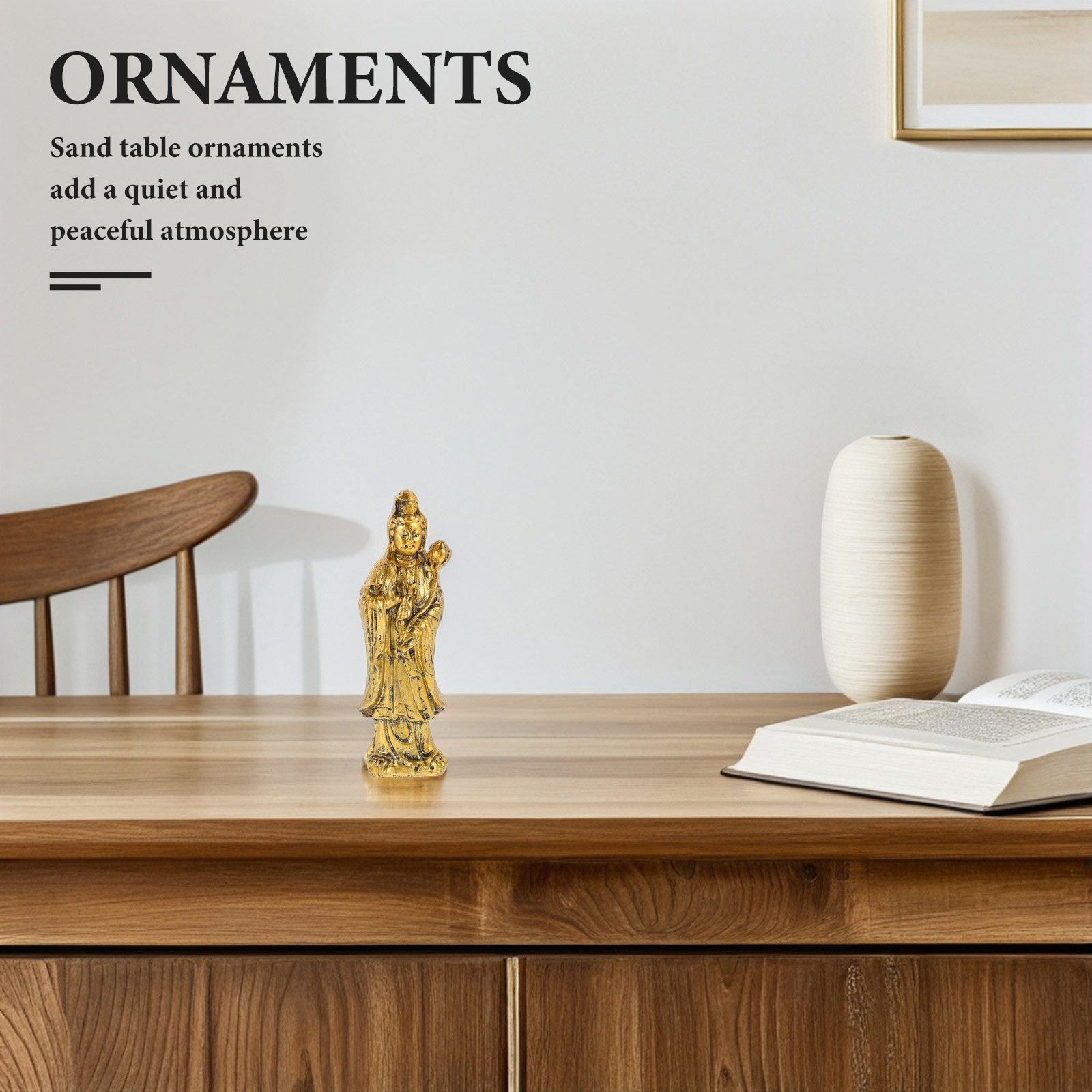 تمثال بوذا يين أنيق بتصميم عتي - مراجعة Home Office Feng Shui وسعره